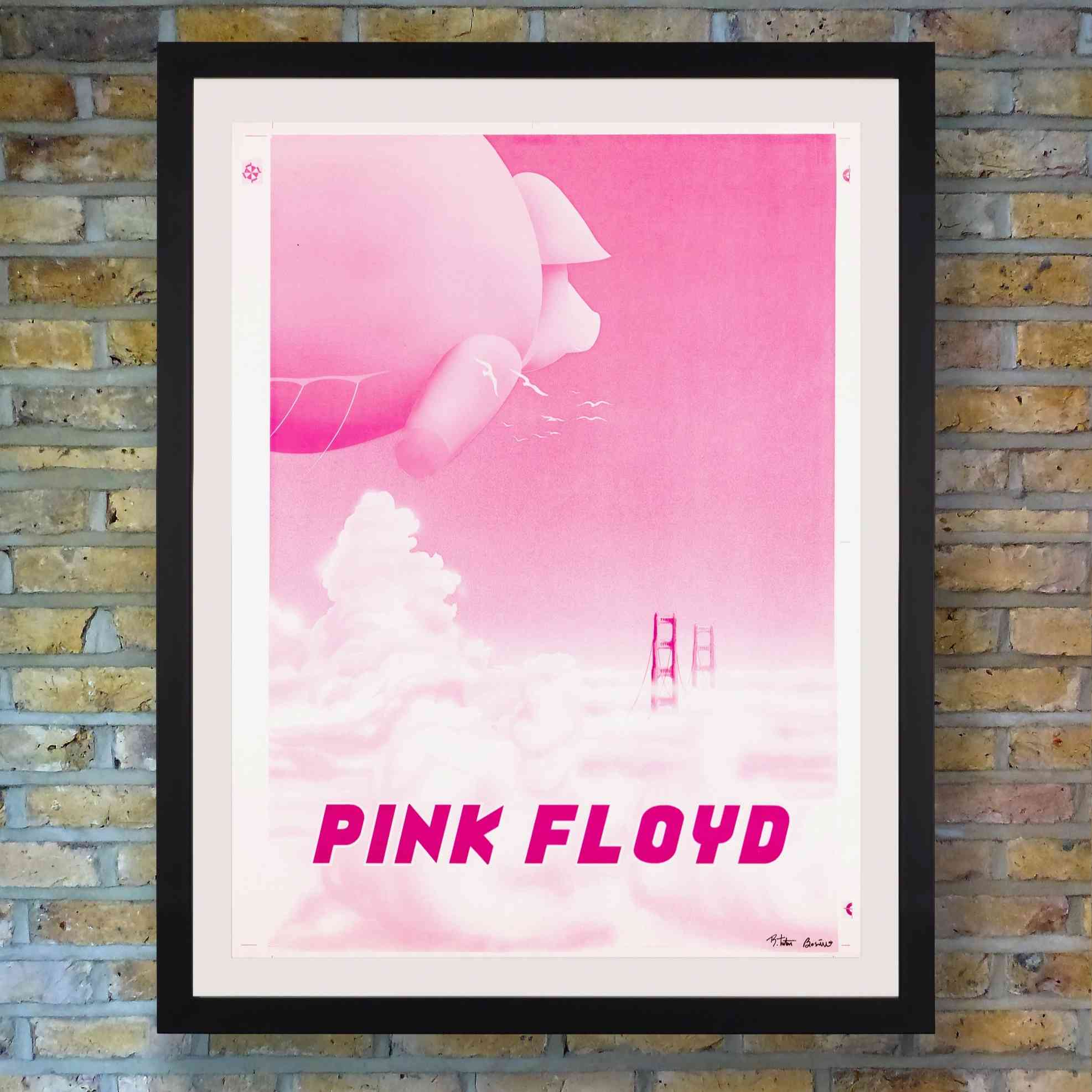 Pink Floyd Poster - In The Flesh Pink Floyd at the Oakland Coliseum 1977 Pink Floyd Poster - In The Flesh Pink Floyd at the Oakland Coliseum 1977