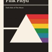 Pink Floyd Poster - The Dark Side Of The Moon Retro Rainbow 1973