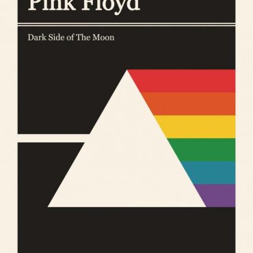 Pink Floyd Poster - The Dark Side Of The Moon Retro Rainbow 1973
