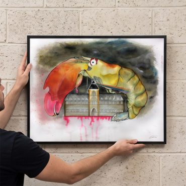 Pink Floyd Poster - Another Shrimp in the Wall