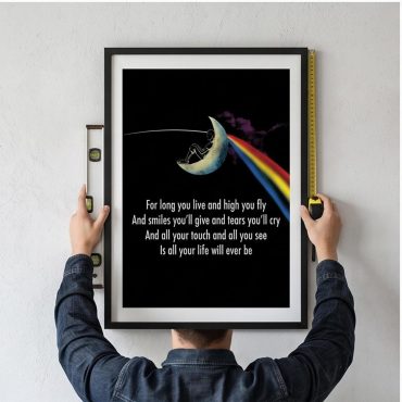Pink Floyd Poster - Breathe Lyric DSOTM All Your Life Will Ever Be