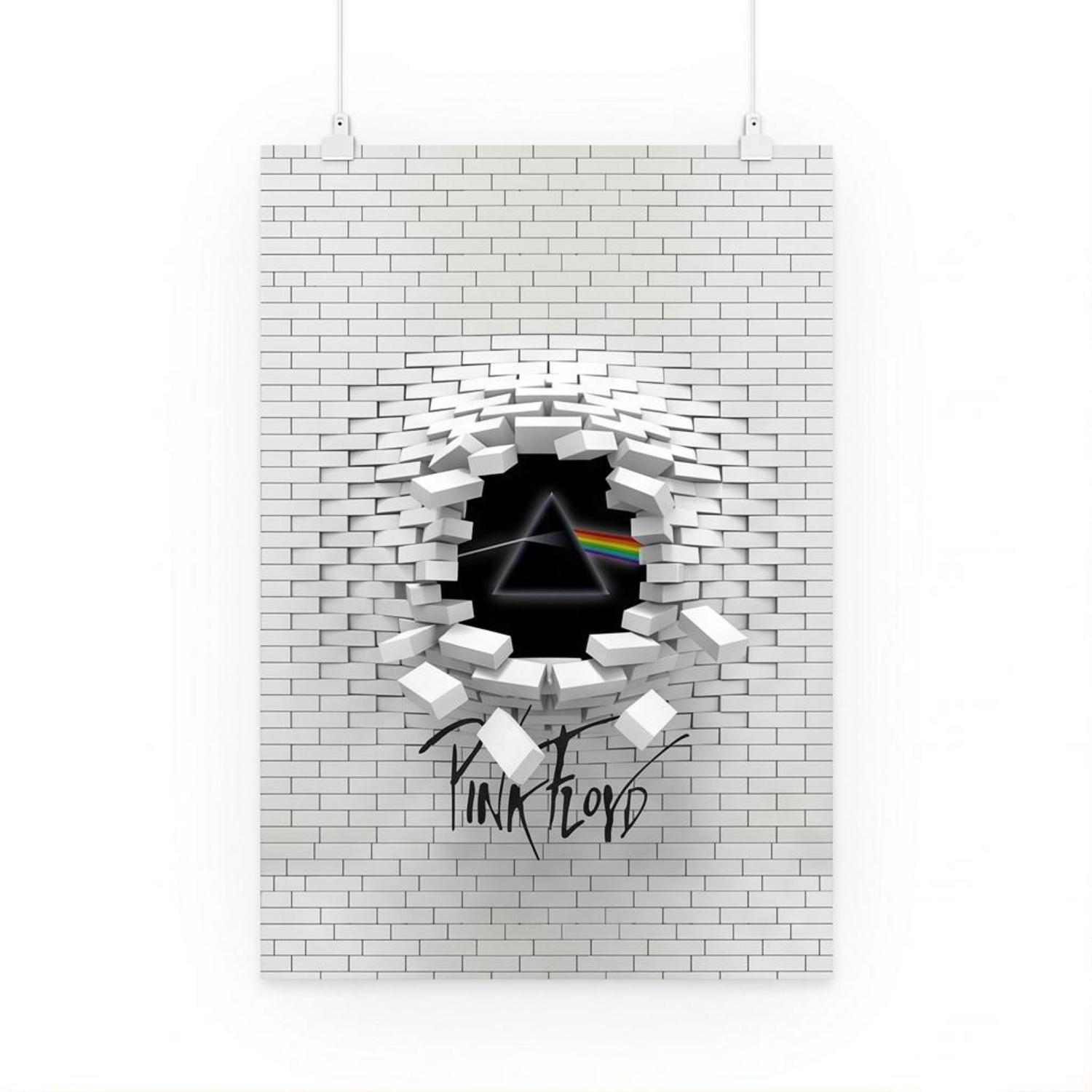 Pink Floyd Poster - Brick In The Wall 3D Pink Floyd Poster - Brick In The Wall 3D
