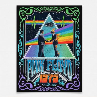 Pink Floyd Poster - Dark Side Of the Moon Wish You Were Here 1975