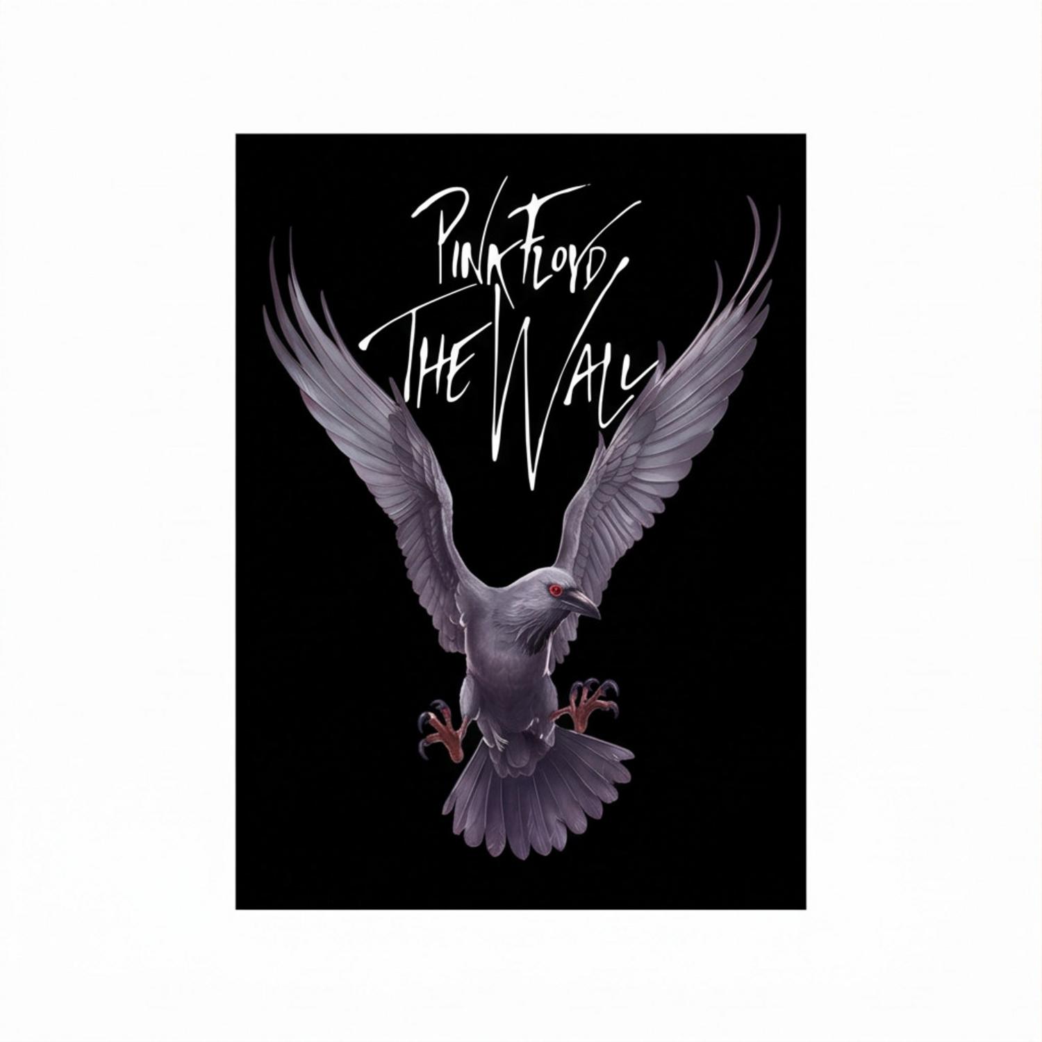 Pink Floyd Poster - Death Raven Bird The Wall Pink Floyd Poster - Death Raven Bird The Wall