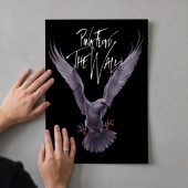 Pink Floyd Poster - Death Raven Bird The Wall Pink Floyd Poster - Death Raven Bird The Wall