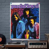 Pink Floyd Poster - Discontinued Flower Power Psychedelic Pink Floyd Poster - Discontinued Flower Power Psychedelic