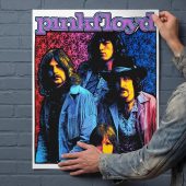 Pink Floyd Poster - Discontinued Flower Power Psychedelic Pink Floyd Poster - Discontinued Flower Power Psychedelic