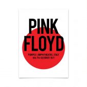 Pink Floyd Poster - Live at Pompeii October 1971 Italy