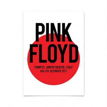 Pink Floyd Poster - Live at Pompeii October 1971 Italy Pink Floyd Poster - Live at Pompeii October 1971 Italy
