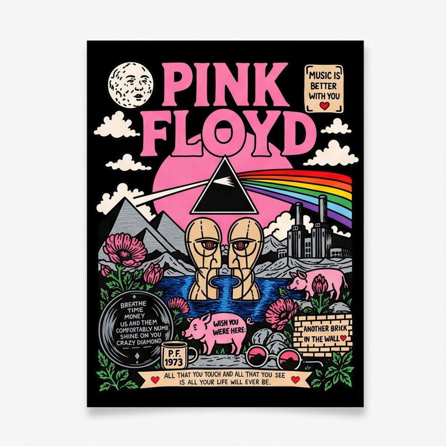Pink Floyd Poster - Pink Floyd Division Bell 1994 Tour Vintage Tshirt Hoodie Sweatshirt Pink Floyd Poster - Pink Floyd Division Bell 1994 Tour Vintage Tshirt Hoodie Sweatshirt