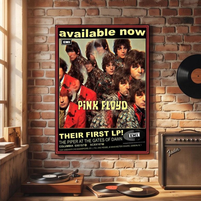 Pink Floyd Poster - Piper at the Gates of Dawn LP Members Pink Floyd Poster - Piper at the Gates of Dawn LP Members