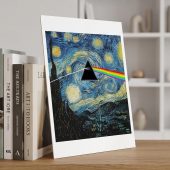 Pink Floyd Poster - Starry Night Dark Side Of The Moon Van Gogh