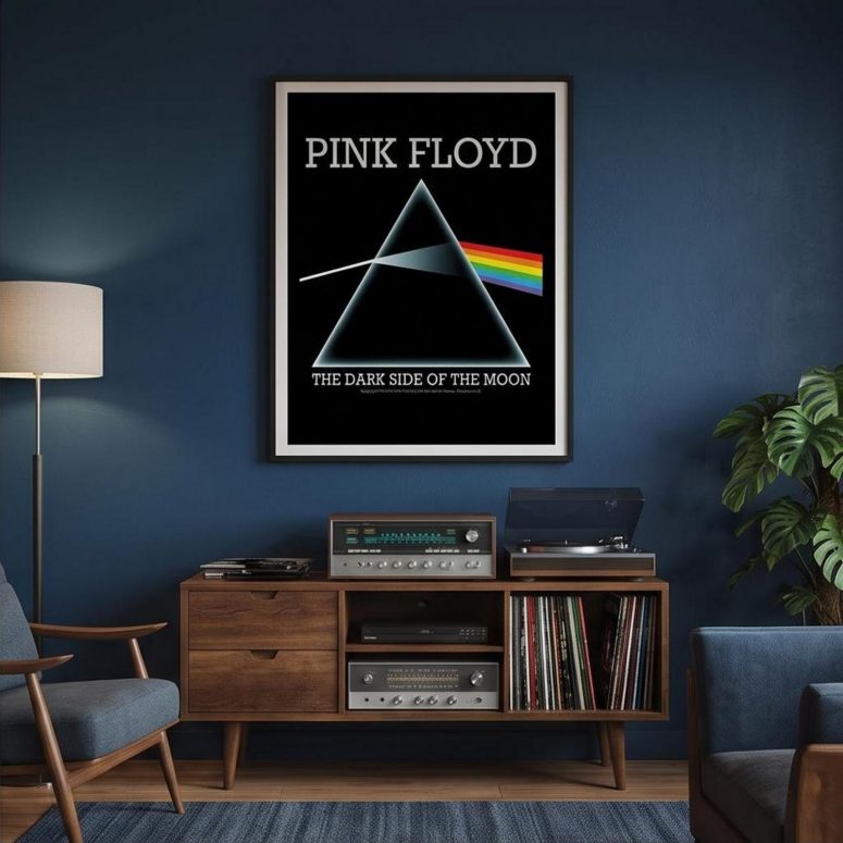 Pink Floyd Poster - The Dark Side Of The Moon Album Prism Pink Floyd Poster - The Dark Side Of The Moon Album Prism