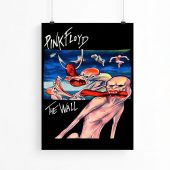 Pink Floyd Poster - The Wall 1979 Skeptical Vintage