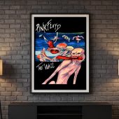 Pink Floyd Poster - The Wall 1979 Skeptical Vintage Pink Floyd Poster - The Wall 1979 Skeptical Vintage