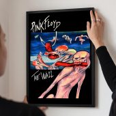 Pink Floyd Poster - The Wall 1979 Skeptical Vintage Pink Floyd Poster - The Wall 1979 Skeptical Vintage