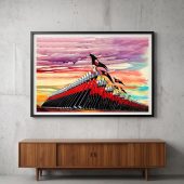 Pink Floyd Poster - The Wall Marching Hammers Drawing Art Pink Floyd Poster - The Wall Marching Hammers Drawing Art