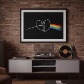 Pink Floyd Poster - The Wu Tang Clan Dark Side Of The Moon