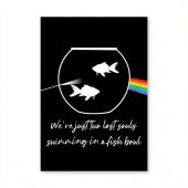 Pink Floyd Poster - Wish You Were Here Two Lost Souls 5400×7200dpi300