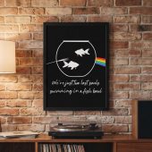 Pink Floyd Poster - Wish You Were Here Two Lost Souls 5400×7200dpi300