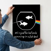 Pink Floyd Poster - Wish You Were Here Two Lost Souls 5400×7200dpi300