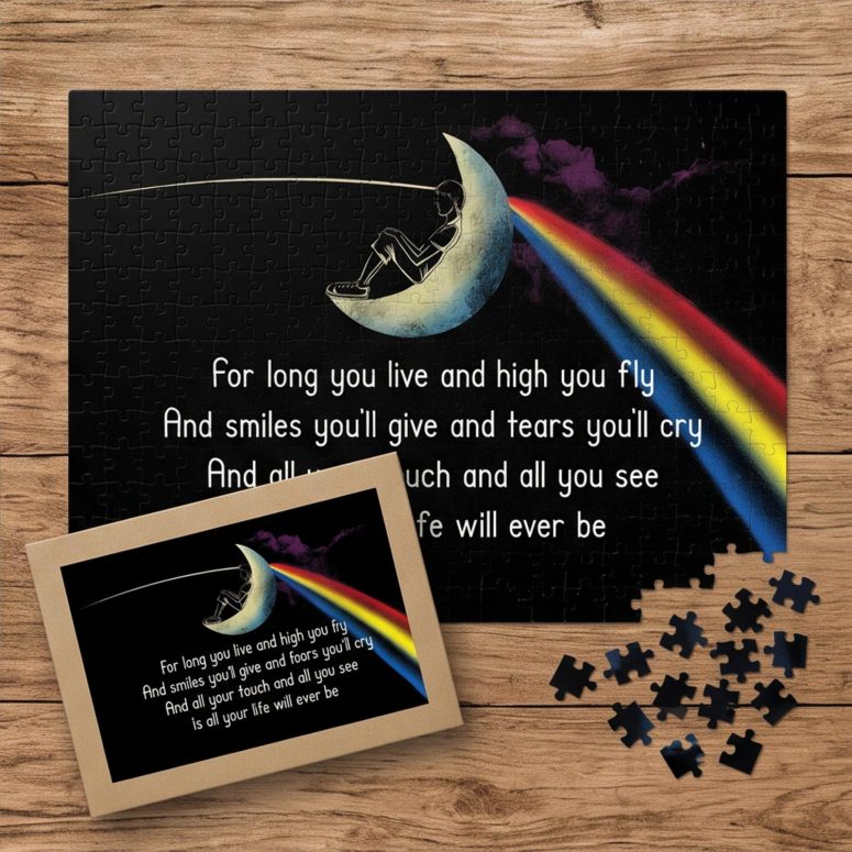 Pink Floyd Puzzle - Breathe Lyric DSOTM All Your Life Will Ever Be Pink Floyd Puzzle - Breathe Lyric DSOTM All Your Life Will Ever Be