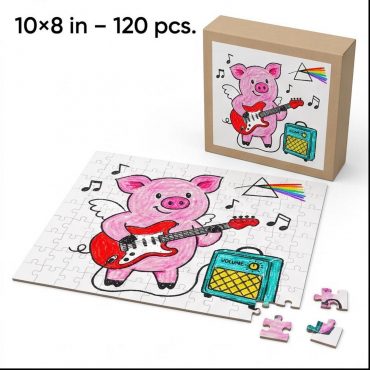Pink Floyd Puzzle - Crayon Another Pig In he Band
