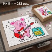 Pink Floyd Puzzle - Crayon Another Pig In he Band