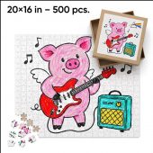 Pink Floyd Puzzle - Crayon Another Pig In he Band