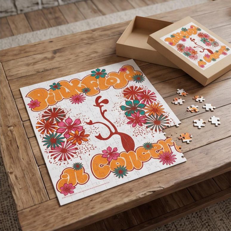 Pink Floyd Puzzle - Floral Lungs In Concert