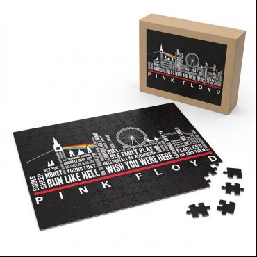 Pink Floyd Puzzle - London Typography Album Art Pink Floyd Puzzle - London Typography Album Art