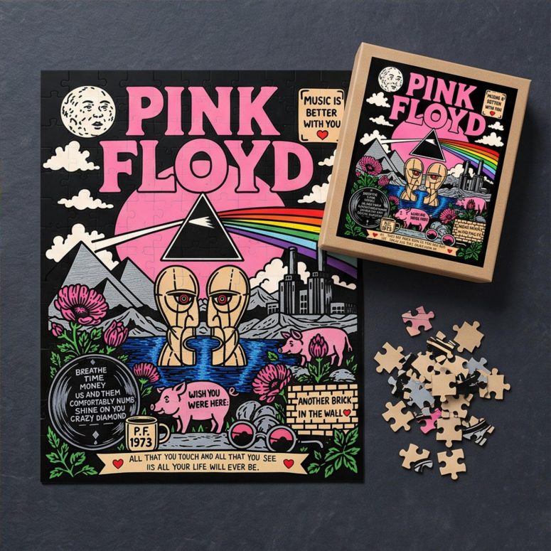 Pink Floyd Puzzle - Pink Floyd Division Bell 1994 Tour Vintage Tshirt Hoodie Sweatshirt Pink Floyd Puzzle - Pink Floyd Division Bell 1994 Tour Vintage Tshirt Hoodie Sweatshirt