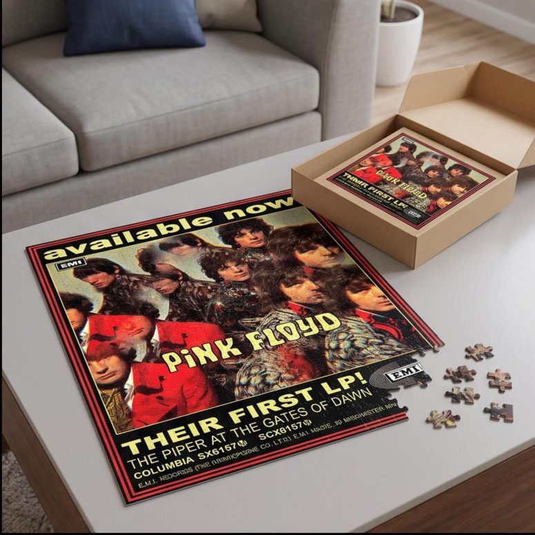 Pink Floyd Puzzle - Piper at the Gates of Dawn LP Members Pink Floyd Puzzle - Piper at the Gates of Dawn LP Members