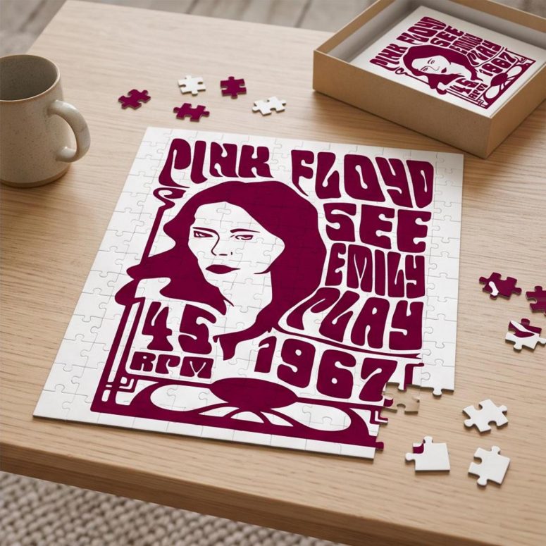 Pink Floyd Puzzle - See Emily Play 1967 Pink Floyd Puzzle - See Emily Play 1967