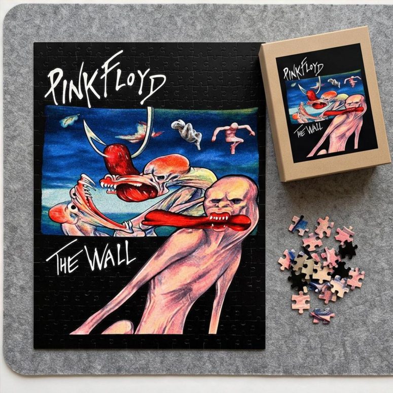 Pink Floyd Puzzle - The Wall 1979 Skeptical Vintage Pink Floyd Puzzle - The Wall 1979 Skeptical Vintage