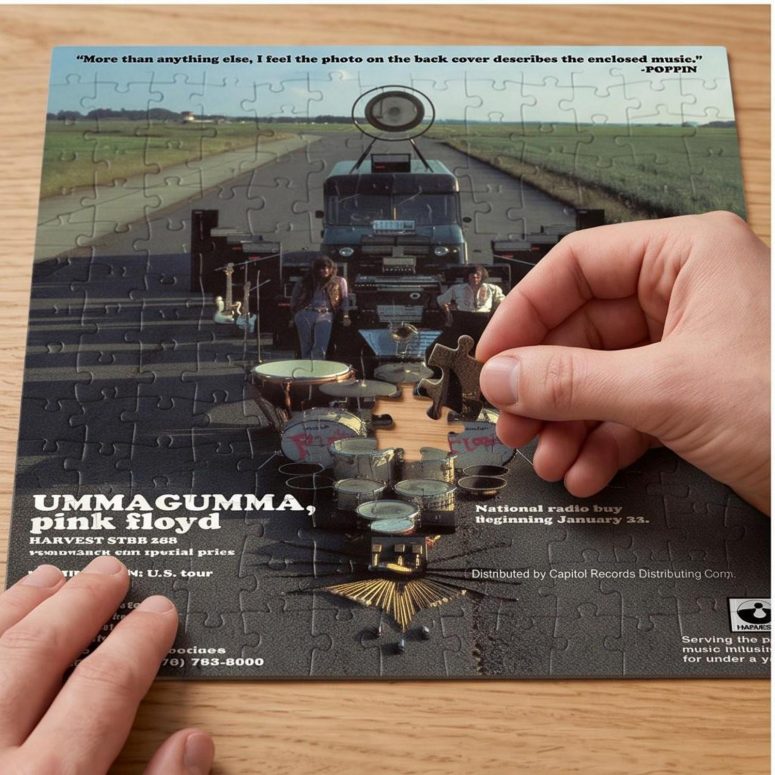 Pink Floyd Puzzle - Ummagumma Full Color Reproduction Of Vintage