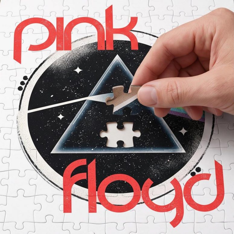 Pink Floyd Puzzle - Vintage Dark Side Of The Moon Circle Focus Pink Floyd Puzzle - Vintage Dark Side Of The Moon Circle Focus