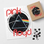 Pink Floyd Puzzle - Vintage Dark Side Of The Moon Circle Focus Pink Floyd Puzzle - Vintage Dark Side Of The Moon Circle Focus
