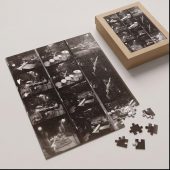 Pink Floyd Puzzle - Vintage New York City Tour July 4Th Film Collage