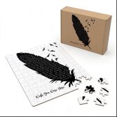 Pink Floyd Puzzle - Wish You Were Here Lyrics Black Feather