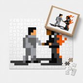 Pink Floyd Puzzle - Wish You Were Here ShakeHand Pixel Art