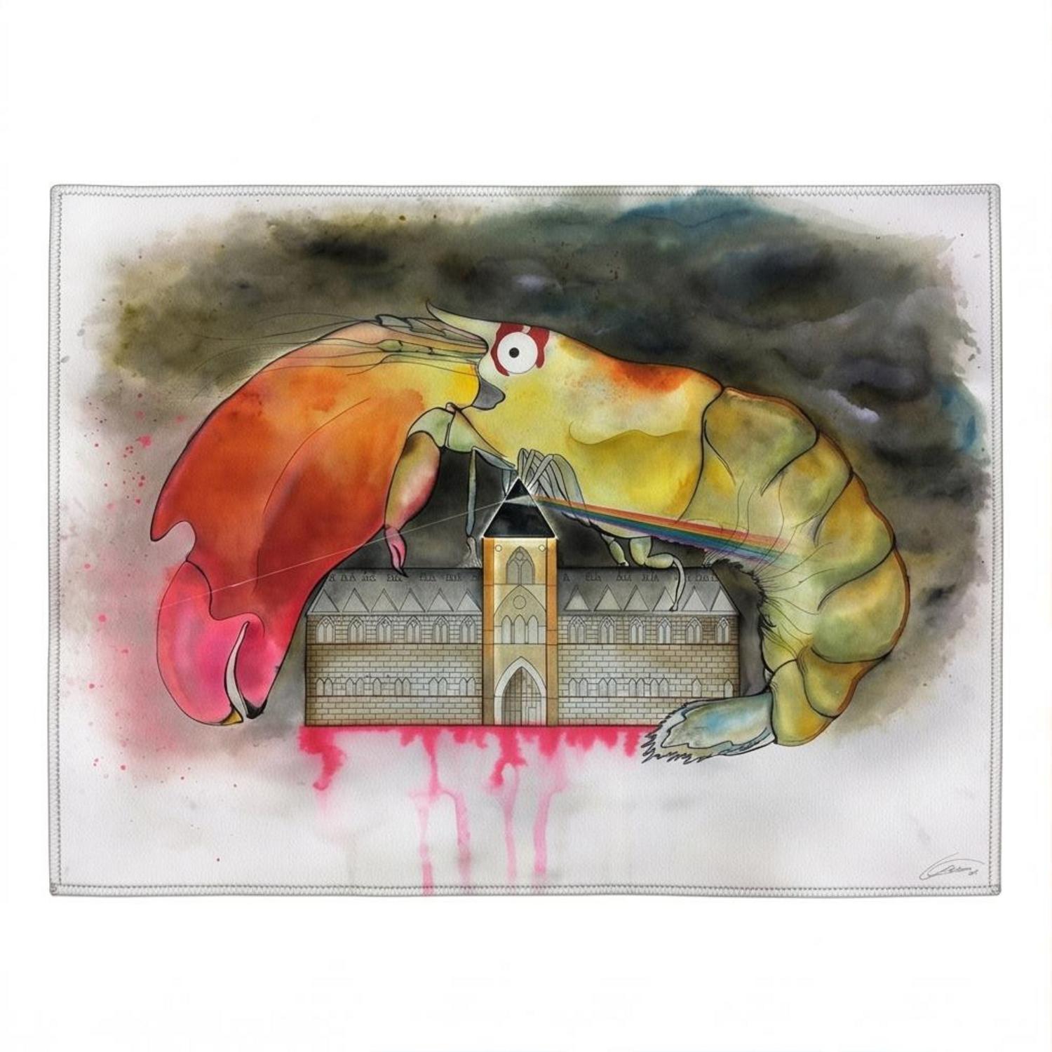 Pink Floyd Rug - Another Shrimp in the Wall Pink Floyd Rug - Another Shrimp in the Wall