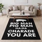 Pink Floyd Rug - Big Man, Pig Man, ha ha Charade You Are Pink Floyd Rug - Big Man, Pig Man, ha ha Charade You Are