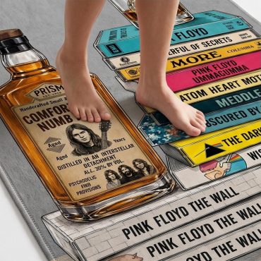 Pink Floyd Rug - Cassettee Collection Comfortably Numb Rum & Classic Albums Artwork