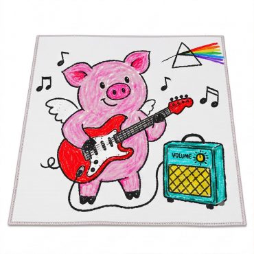 Pink Floyd Rug - Crayon Another Pig In he Band Pink Floyd Rug - Crayon Another Pig In he Band