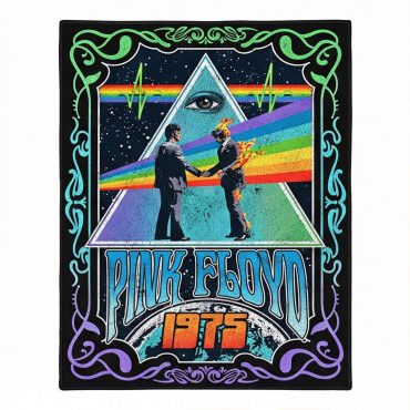 Pink Floyd Rug - Dark Side Of the Moon Wish You Were Here 1975 Pink Floyd Rug - Dark Side Of the Moon Wish You Were Here 1975