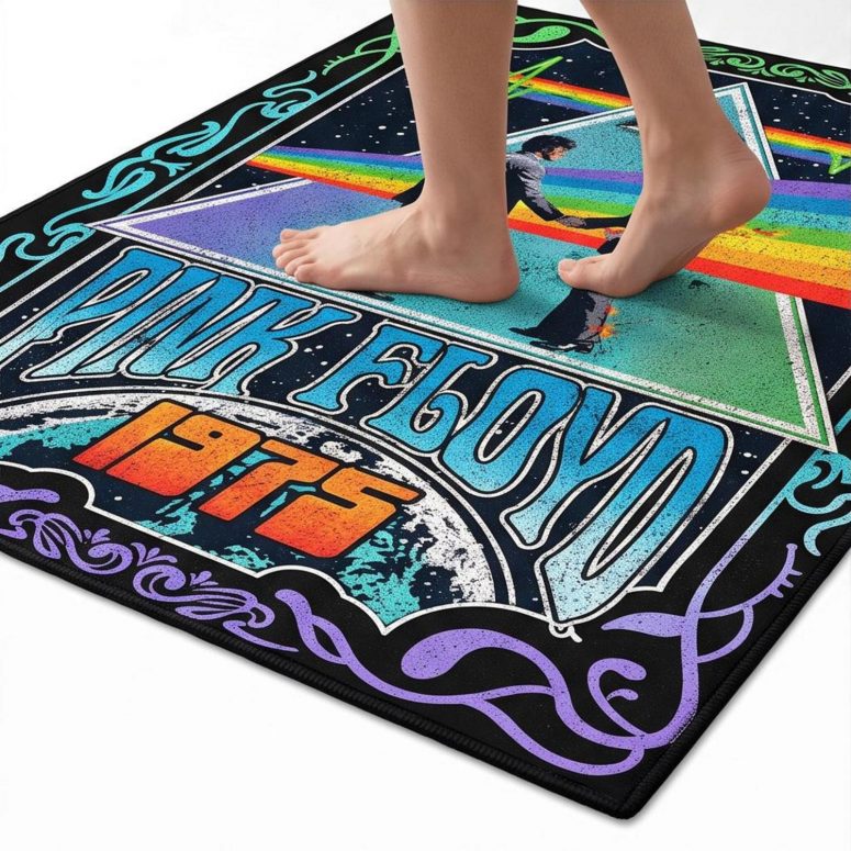 Pink Floyd Rug - Dark Side Of the Moon Wish You Were Here 1975 Pink Floyd Rug - Dark Side Of the Moon Wish You Were Here 1975