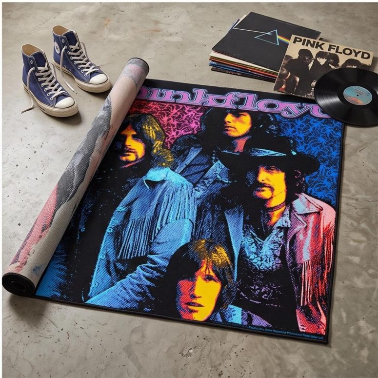 Pink Floyd Rug - Discontinued Flower Power Psychedelic Pink Floyd Rug - Discontinued Flower Power Psychedelic