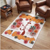 Pink Floyd Rug - Floral Lungs In Concert