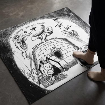 Pink Floyd Rug - Goodbye Blue Sky Tear Down The Wall
